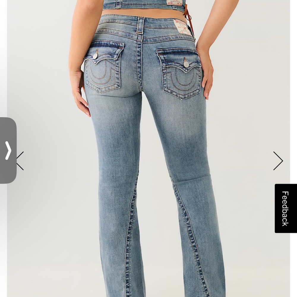 True Religion JOEY LOW RISE FLARE JEAN